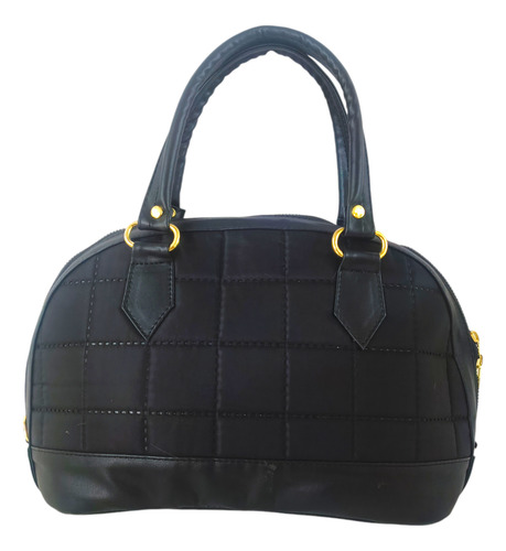 Bolso Abollonado Pongge Negro Mod. 23 9015