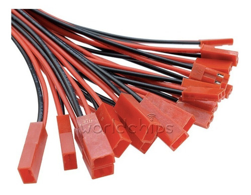 Jst  Conector 10 Machos Bateria Lipo Robotica Rc Original 