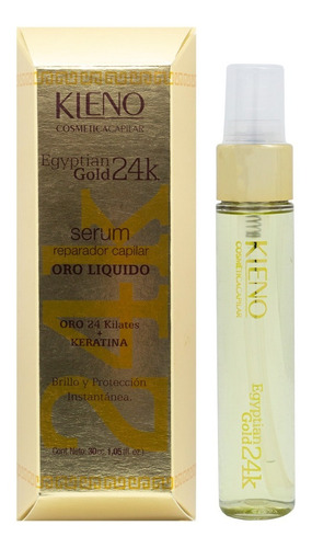 Kleno Egyptian Gold 24k Serum Reparador Brillo Keratina 30ml