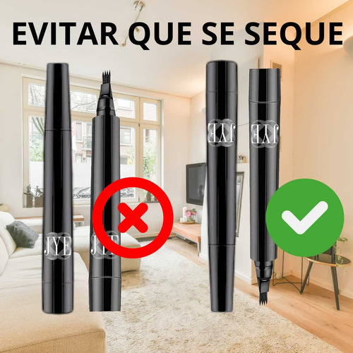 Rellenador Para Barba Bigote Y Cejas Jye Boligrafo Cepillo