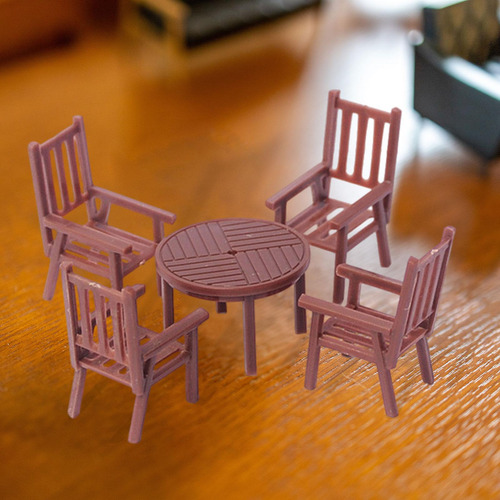 Silla De Mesa En Miniatura Conjunto De Muebles Modelo 1 A 50