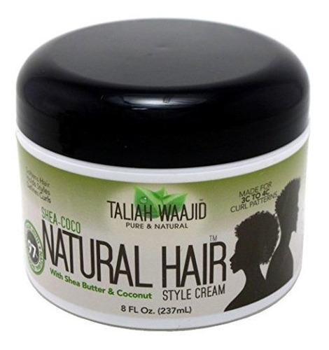 Tarro Estilo Taliah Waajid Shea-coco Natural Del Pelo De La 