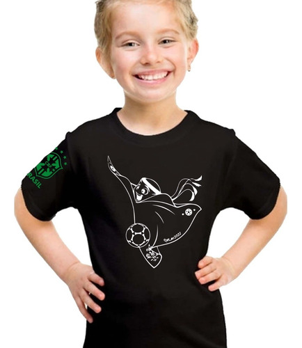Remera Brasil Mundial Qatar Hombre Mujer Niño Algodón La'eeb