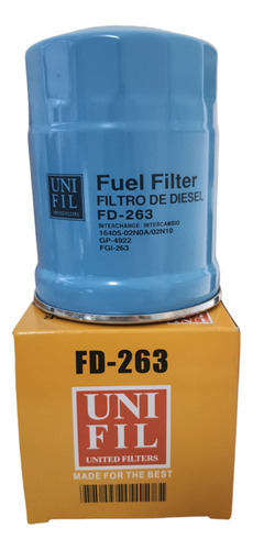 Filtro De Diesel Para Np300/d22 2.5l 2008-2016 Fd-263