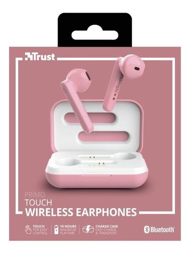 Imagen 7 de 10 de Auriculares Bluetooth Trust Primo Touch Rosa In-ear Portátil