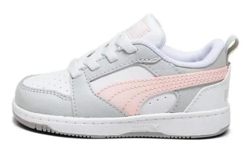 Tenis puma gris con rosa sale