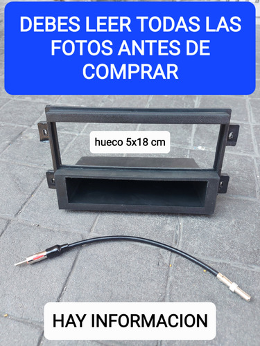 Base Estereo 1 Din Y Antena Focus Americano 2005 2006 2007