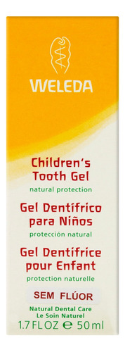 Weleda gel dental infantil sem flúor caixa 50ml