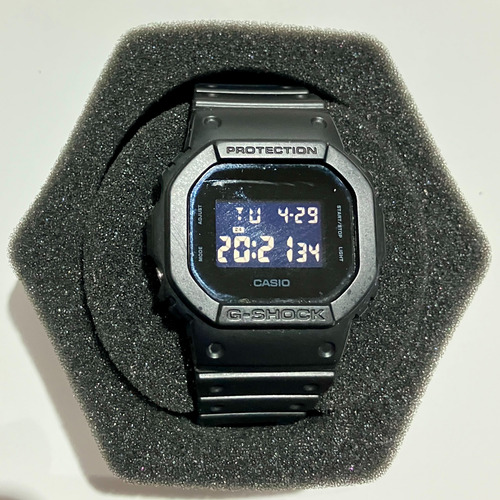 Reloj Casio G-shock Dw-5600bb-1 Negro Negro Negro (Usado)