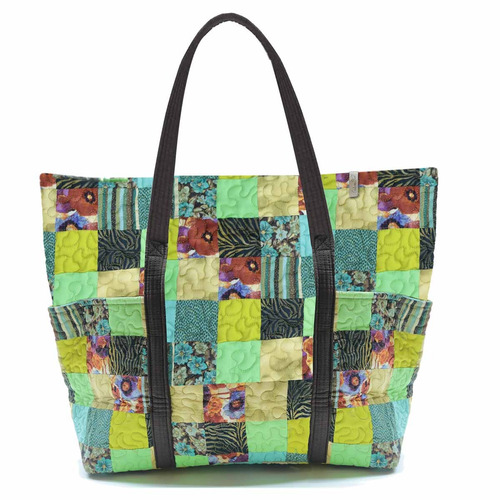 Bolsa Feminina Ombro Josy Clover Patchwork Giulianna Fiori