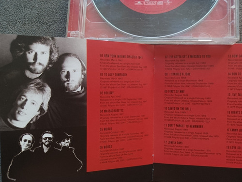 Cd Bee Gees Their Greatest Hits The Record Duplo Barry Gibb (Usado)