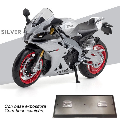 Aprilia Rsv4 Rr1000 Miniature Metal Motos Puede Deslizarse