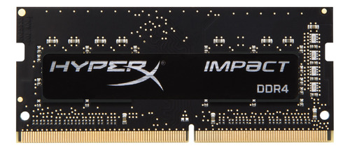 Memoria RAM Impact gamer color negro  8GB 1 HyperX HX424S14IB2/8