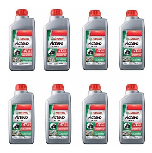 Óleo Moto Castrol Actevo Extra 4t 10w30 (8 L) Semissintético