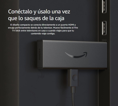 Imagen 3 de 4 de Amazon Fire Tv Stick Alexa Controles Tv 3ra Generación 2021
