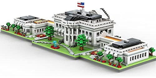 Semky Micro Mini Blocks White House U.s. Capital Famous Land