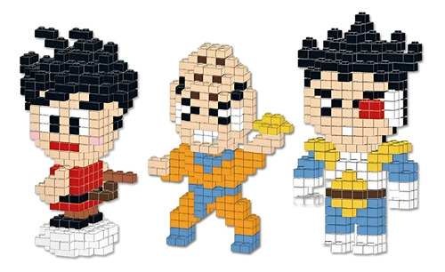 Pack Mini Bloques / Goku - Krillin - Vegeta