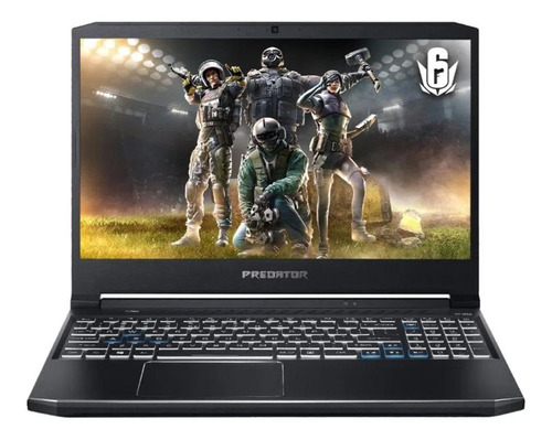 Imagem 1 de 4 de Notebook Acer Predator Helios 300 PH315-53 preta 15.6", Intel Core i7 10750H 16GB de RAM 512GB SSD, NVIDIA GeForce RTX 2060 144 Hz 1920x1080px Windows 10 Home