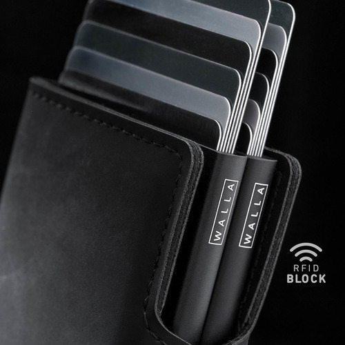 Imagen 2 de 5 de Billetera Walla Wallets Doble - Vintage Black
