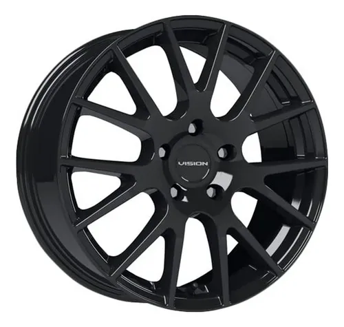 Llanta Vision 18 Hellion +40mm Negra Brillante 17