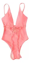 Comprar Mallas Enterizas Importadas Modelos Sexy Rosa 2