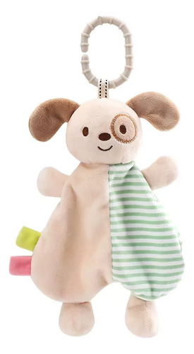 Peluche De Apego Suave Bebé Aro Colgar Perrito Squishy