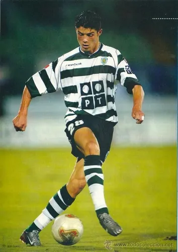 Camisetas Retro Cristiano Ronaldo / Sporting Lisboa 2002