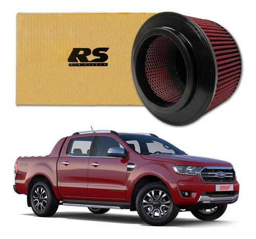 Filtro Ar Esportivo Inbox Ford Ranger 3.2 Plus 2013 Rs