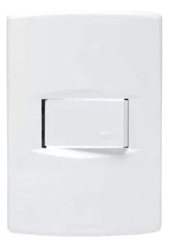 Llave Luz Armada Punto Simple Blanco Sica Life