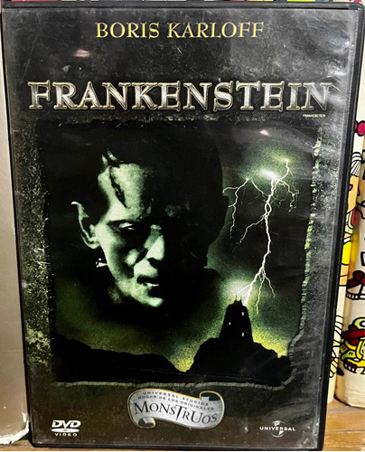 Película Dvd Frankenstein Boris Karloff 1959 Ed 03 Nacional