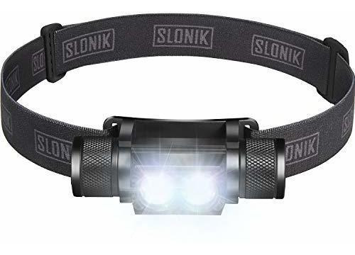 Slonik - Linterna Frontal Led Cree Recargable De 1000 Lúmene