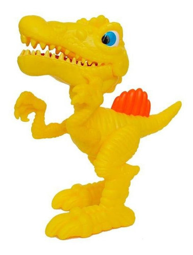 Junior Megasaur Dino Comilão Amarelo - Fun Divirta-se