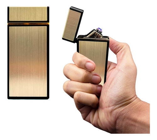 Encendedor Electrónico Recargable Usb Plasma Tipo Zippo