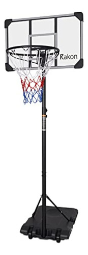 Portable Basketball Stand Height Adjustable 5.6 Ft -7 Ft 28