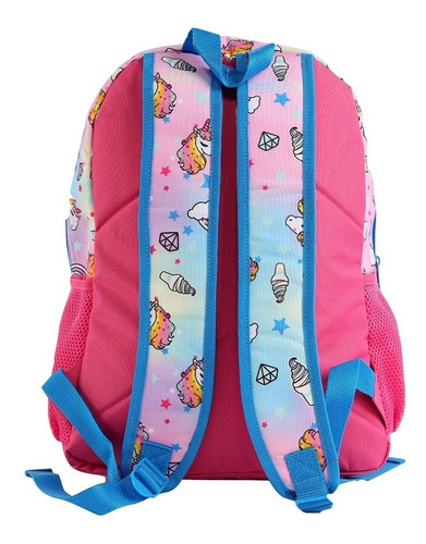 Mochila Skora 23074 Unicornio Lentejuelas 17 PuLG 2 Comp