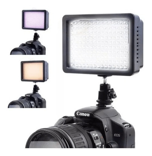 Imagen 2 de 8 de Foco Iluminador De Luces Led 160 Piezas Cámaras Y Filmadora