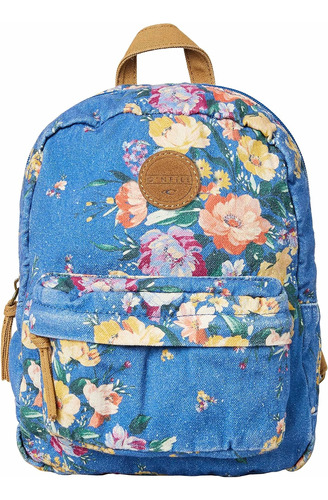 Mochila Pequeña O'neill Con Diseño Floral