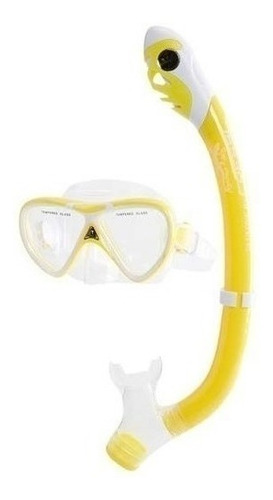 Combo Cressi Buceo Pegaso & Iguana Amarillo - Amarillo