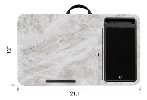 Escritorio Portatil Lapgear Home Office Con Repisa Para D...