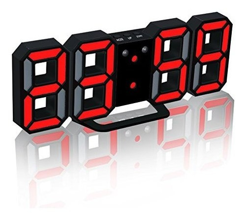 Reloj Despertador Digital Led Electronico Con Numeros Grande