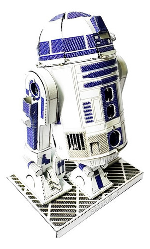 Puzzle 3d De Metal - Star Wars - R2d2 A Todo Color