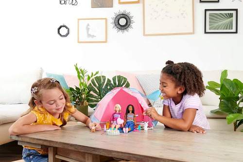 Barbie Toma Dos Accesorios De Muñecas 20, Vamos A Acampar El
