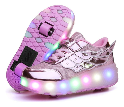 Zapatos Nsasy Roller Usb Carga Chicas Boys B07tq7nyw6_070424