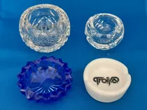 Comprar Ceniceros Antiguos De Vidrio Y Ceramica  Circa 1950-1970