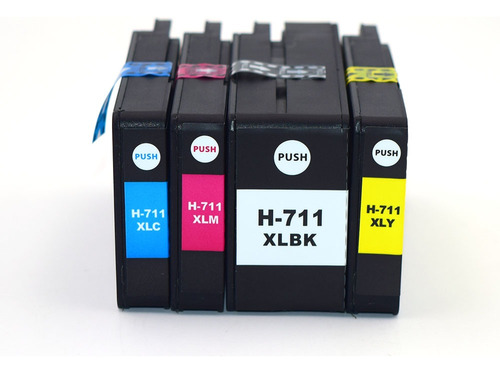 Tinta Compatible Hp 711 Designjet T120 T520 T610 T124 T536 