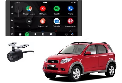 Kit Radio Android 9.1 Wifi Waze Daihatsu Terios 2008