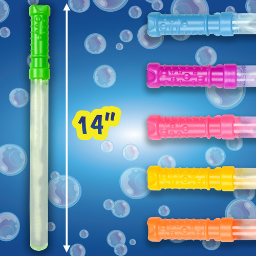 Varitas De Burbujas De 118 Ml (paquete De 6) En Verde,