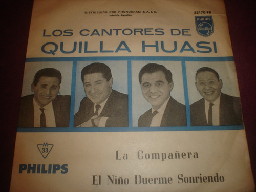 Los Cantores De Quilla Huasi - Disco Simple - 7 PuLG