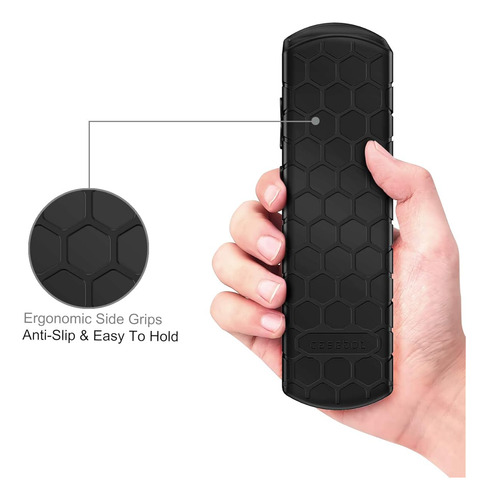 Funda Protectora Roku Steaming Stick 3600r Silicona Negro Negro