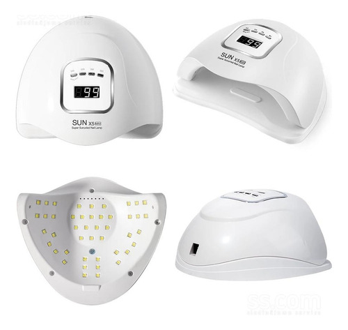 Cabina Sun X5 Max 110w Uv Led Secador Uñas Gelificadas Semi